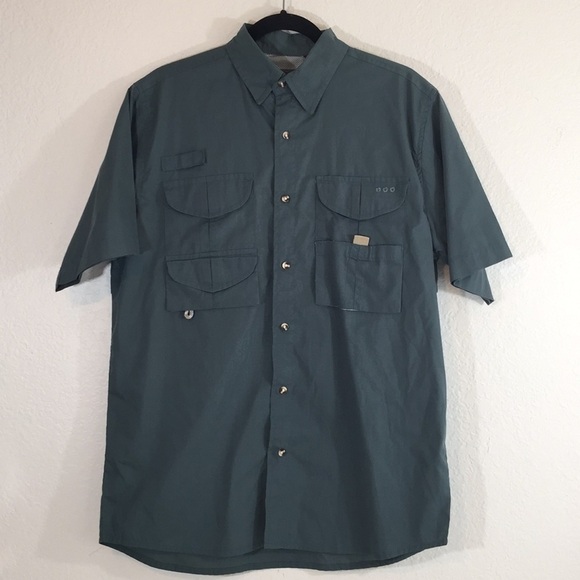 BIG SKY OUTFITTERS Men’s Button Up Fishing Shirt - Picture 1 of 6
